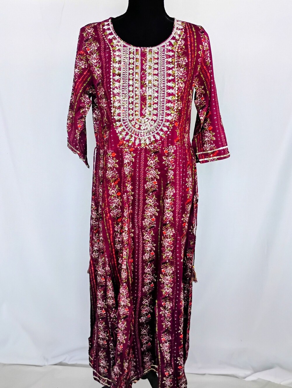 Floral Printed rinted gown Anarkali kurta / Party wear/ Flared gown